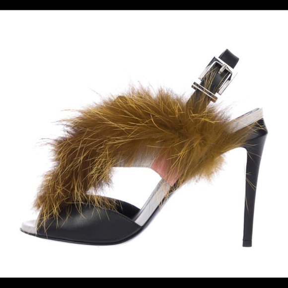 Fendi Bugs Fur Monster Sandals - Picture 9 of 14